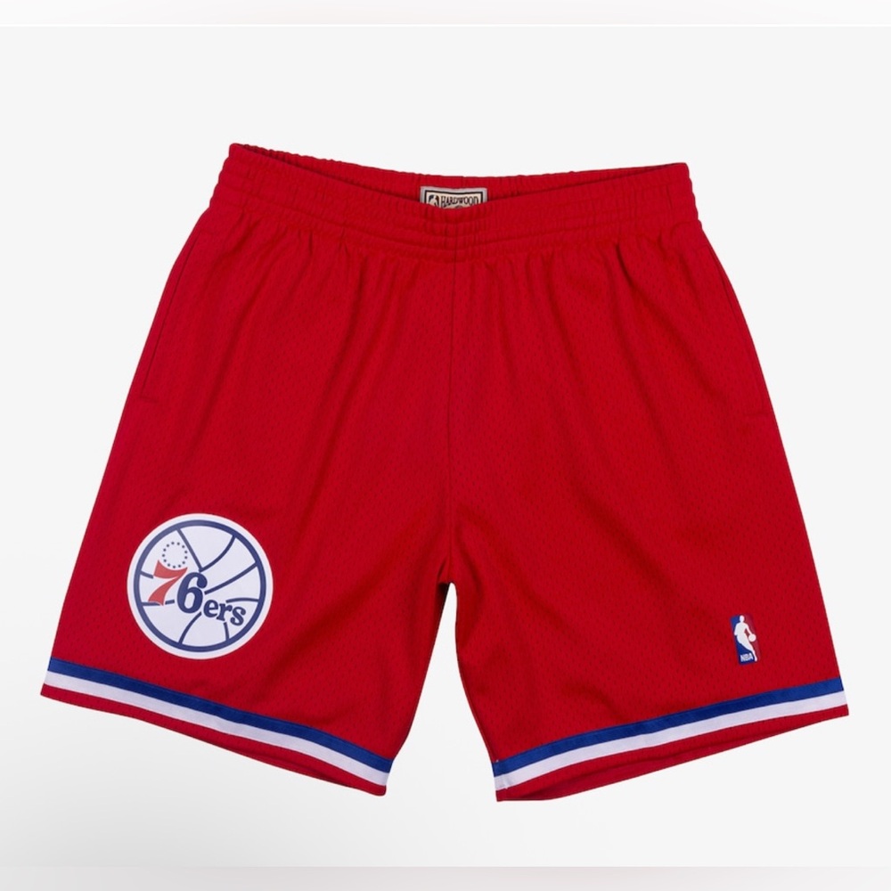 NWT - Mitchell & Ness Philadelphia 76ers 2002/03 NBA SwingMan Shorts, Size - M